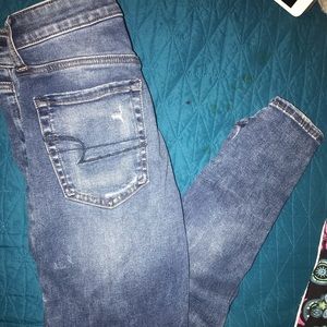 Dark American Eagle Skinny Jeans